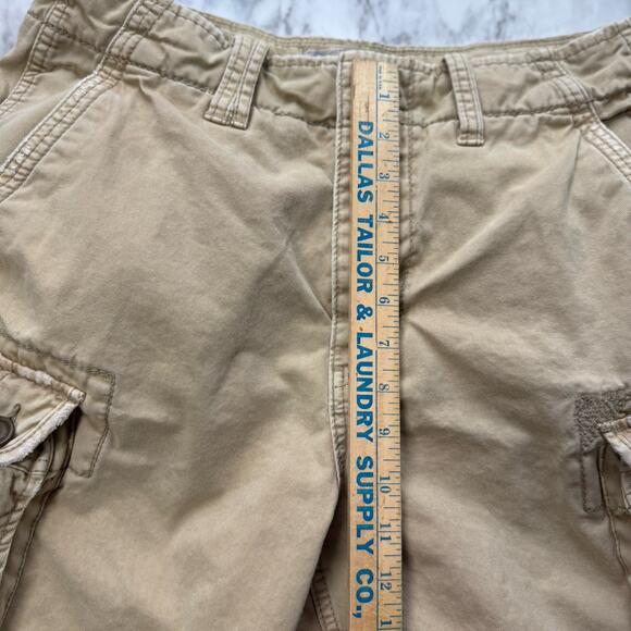 American Eagle Outfitters Cargo Shorts Mens 31 Pockets Y2K VTG Long Inseam 10” - Picture 8 of 9